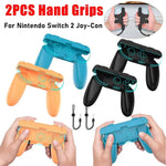 Para Nintendo Switch 2 Controladores Joy-Con Pegas Destacáveis 2 em 1 para Uso com Duas ou Uma Mão