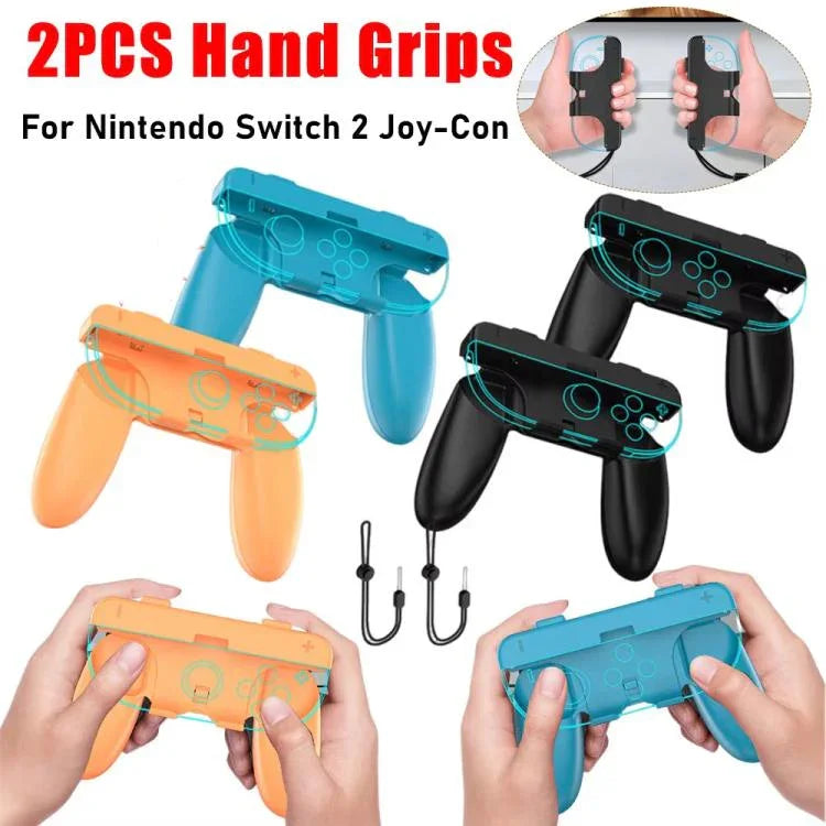 Para Nintendo Switch 2 Controladores Joy-Con Pegas Destacáveis 2 em 1 para Uso com Duas ou Uma Mão
