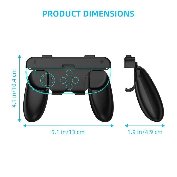 Para Nintendo Switch 2 Controladores Joy-Con Pegas Destacáveis 2 em 1 para Uso com Duas ou Uma Mão