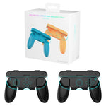 Para Nintendo Switch 2 Controladores Joy-Con Pegas Destacáveis 2 em 1 para Uso com Duas ou Uma Mão