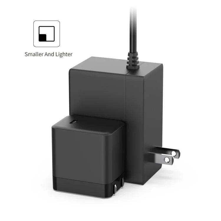 Carregador Rápido DOBE 45W GaN para Nintendo Switch 2/Switch OLED/Switch/Switch Lite USB-C, Plugue US, Para Nintendo Switch 2