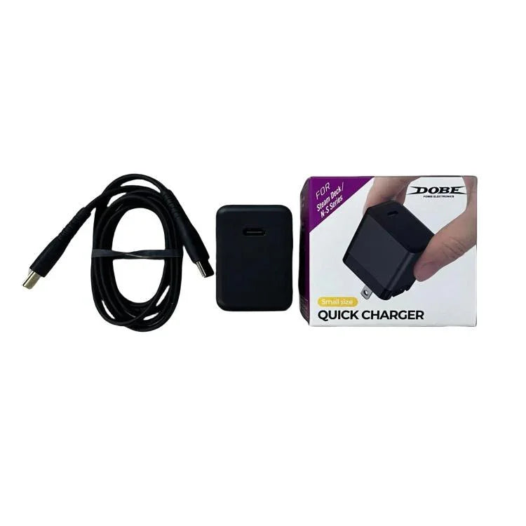 Carregador Rápido DOBE 45W GaN para Nintendo Switch 2/Switch OLED/Switch/Switch Lite USB-C, Plugue US, Para Nintendo Switch 2