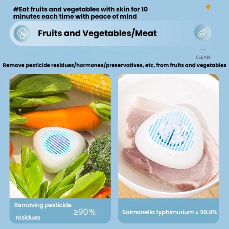 Máquina Portátil de Esterilização e Limpeza de Resíduos de Pesticidas em Frutas e Legumes, Inglês