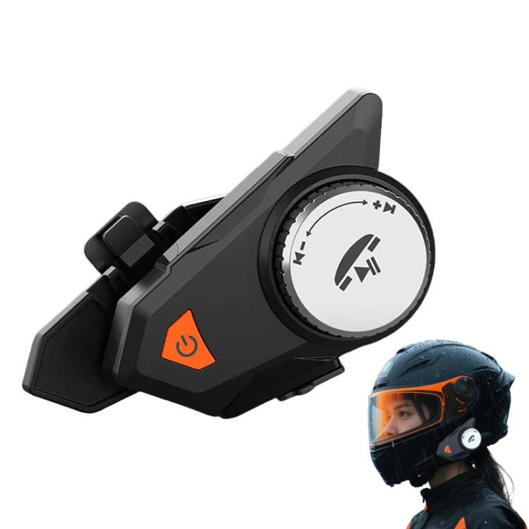 Auricular Bluetooth para Capacete de Motociclista M9 IPX6 à Prova de Água, Atender Automaticamente, Som HD para Motociclistas/Entrega/Intercomunicador de Grupo, M9