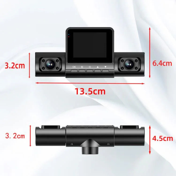 Gravador de Condução com Monitorização de Estacionamento por Infravermelhos de Alta Definição 1080P, 3 Lentes, 4 Lentes, 4 Lentes + 32G