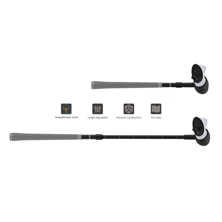 Para Meta Quest 3S / 3 / 2 DOBE TY-3881 Cabo de Taco de Golfe Universal para Clube Desportivo, TY-3881