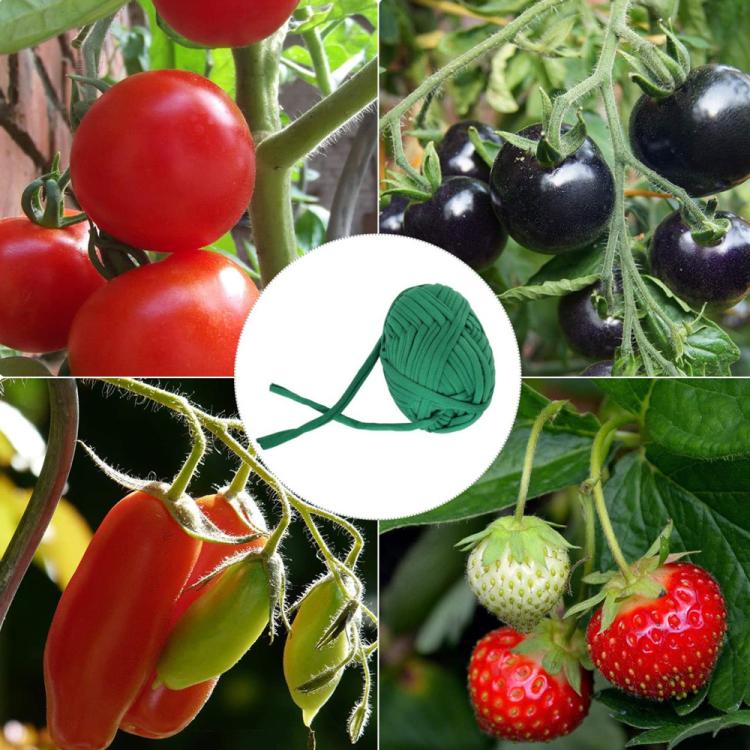 Corda de Tecido para Jardim 30m, Amarras de Suporte para Plantas