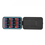 Suporte para Caixa de Cartões KJH para Nintendo Switch 2 / Switch OLED / Lite Dobrável com 9 Slots para Cartões de Jogo e 4 Slots para Cartões SD