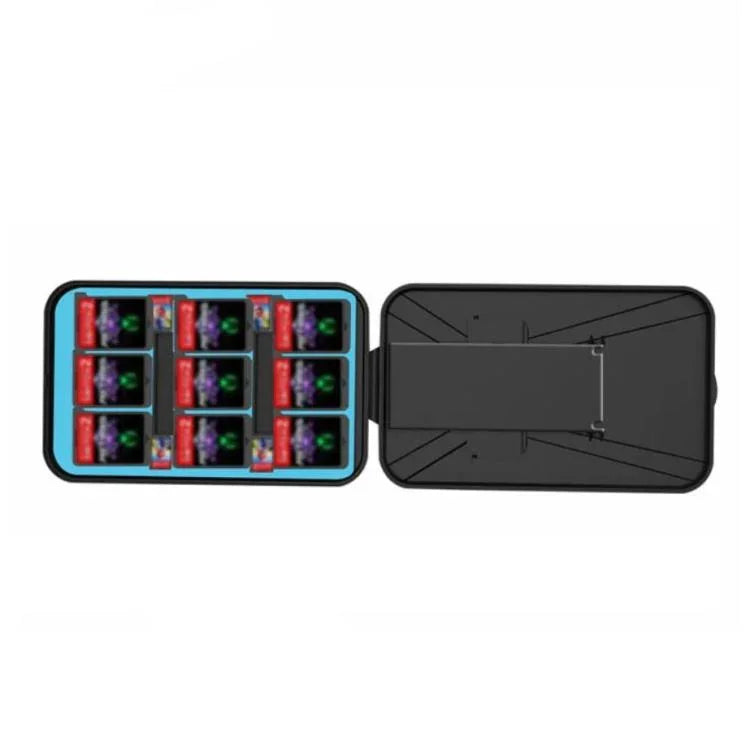 Suporte para Caixa de Cartões KJH para Nintendo Switch 2 / Switch OLED / Lite Dobrável com 9 Slots para Cartões de Jogo e 4 Slots para Cartões SD