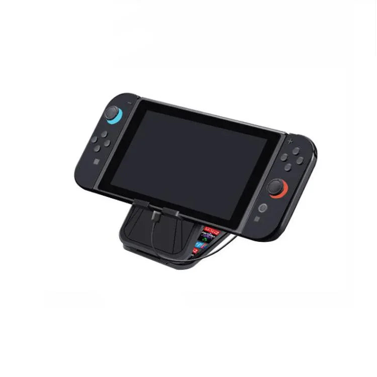 Suporte para Caixa de Cartões KJH para Nintendo Switch 2 / Switch OLED / Lite Dobrável com 9 Slots para Cartões de Jogo e 4 Slots para Cartões SD