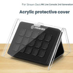 Capa Acrílica à Prova de Poeira para Elgato Stream Deck MK.2 Live Console