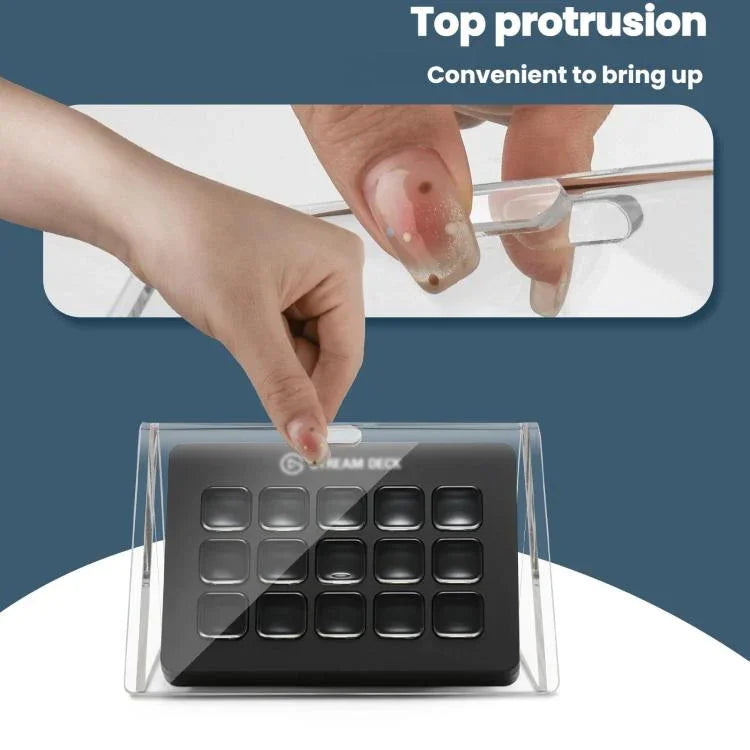 Capa Acrílica à Prova de Poeira para Elgato Stream Deck MK.2 Live Console