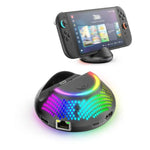 Dock de TV 4K 60Hz JYS 5 em 1 HUB para Nintendo Switch 2 com Porta Ethernet Gigabit e Iluminação Ambiente RGB, JYS