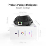 Dock de TV 4K 60Hz JYS 5 em 1 HUB para Nintendo Switch 2 com Porta Ethernet Gigabit e Iluminação Ambiente RGB, JYS