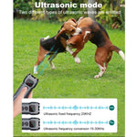 Dispositivo Ultrassónico Duplo P9 para Repelir Cães, Recarregável, Anti-Ladridos com Ecrã a Cores e Luz LED Traseira, P9