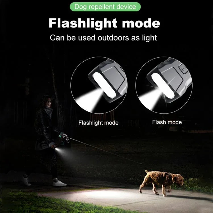 Dispositivo Ultrassónico Duplo P9 para Repelir Cães, Recarregável, Anti-Ladridos com Ecrã a Cores e Luz LED Traseira, P9