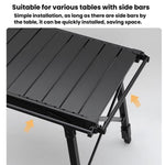 CLS Suporte de Expansão para Mesa de Placa de Alumínio IGT para Exterior, Acessórios para Mesa Dobrável