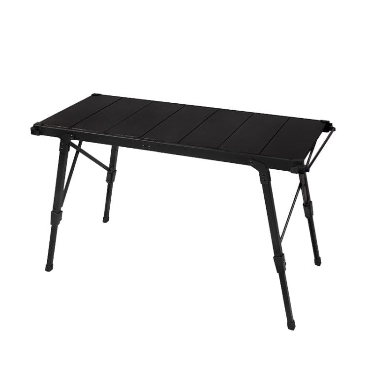 Mesa Dobrável para Camping ao Ar Livre CLS, Mesa de Alumínio para Rolo de Ovos, Modelos 8245 com 6 Pratos, 9545 Dobrável com 7 Pratos, 8744 Preto, 8744 Grão de Madeira, 8744 Preto + 4 Ganchos PU, 8744 Grão de Madeira + 4 Ganchos PU
