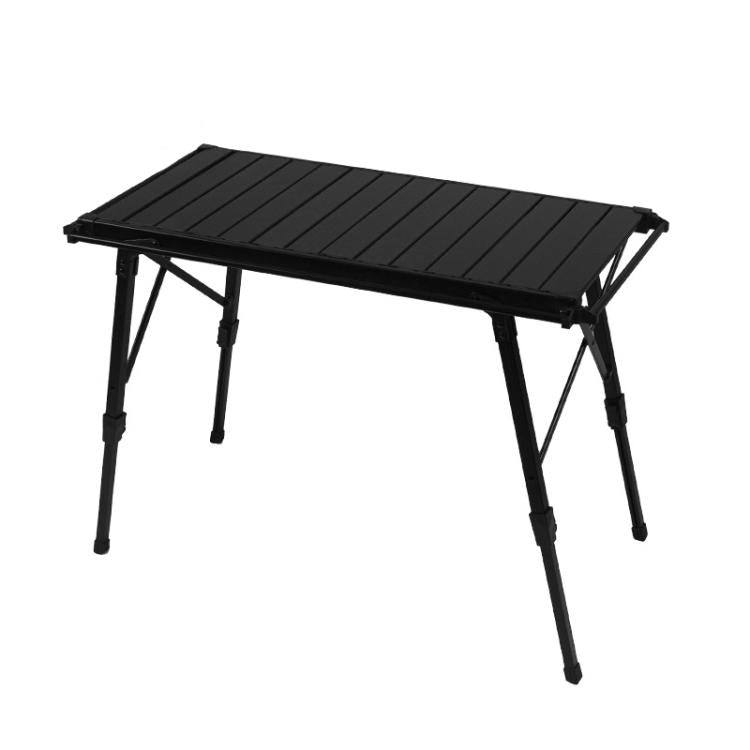 Mesa Dobrável para Camping ao Ar Livre CLS, Mesa de Alumínio para Rolo de Ovos, Modelos 8245 com 6 Pratos, 9545 Dobrável com 7 Pratos, 8744 Preto, 8744 Grão de Madeira, 8744 Preto + 4 Ganchos PU, 8744 Grão de Madeira + 4 Ganchos PU