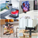 Multifunctional Travel Mobile Phone Tablet Desktop Stand Rotating Fixed Clip, XMX076