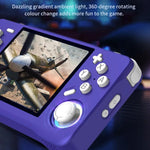 XF35H Consola de Jogo Retro Portátil de 3,5 Polegadas com Sistema Linux e Luz RGB, Jogador de Vídeo Portátil, 64G, 128G