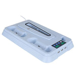 Base de Arrefecimento Multifuncional para PS5 Pro / PS5 Slim / PS5 com Dupla Alça e Dock de Carregamento, YH66S Estilo Piano com Luz Colorida Branca, YH66S Estilo Piano com Luz Colorida Preta, YH66 Branco, YH66 Preto Branco, YH66 Preto