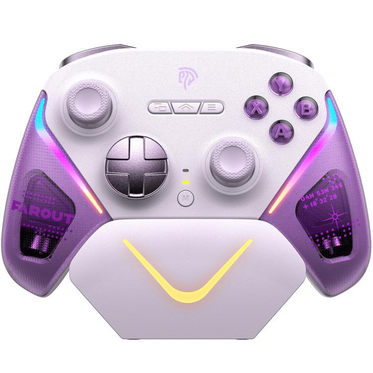 Comando de Jogo Sem Fios EasySMX D10 com Gatilhos de Duplo Modo e Joysticks TMR Hall Effect Dock de Carregamento para PC/Switch/Telefone/Steam