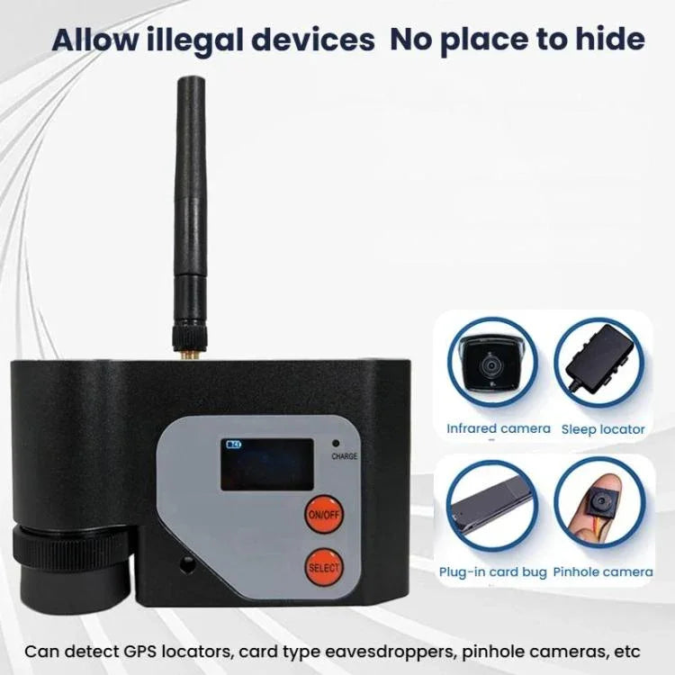 Detetor de Varredura Laser Infravermelho Localizador de Câmara WiFi, DS-318