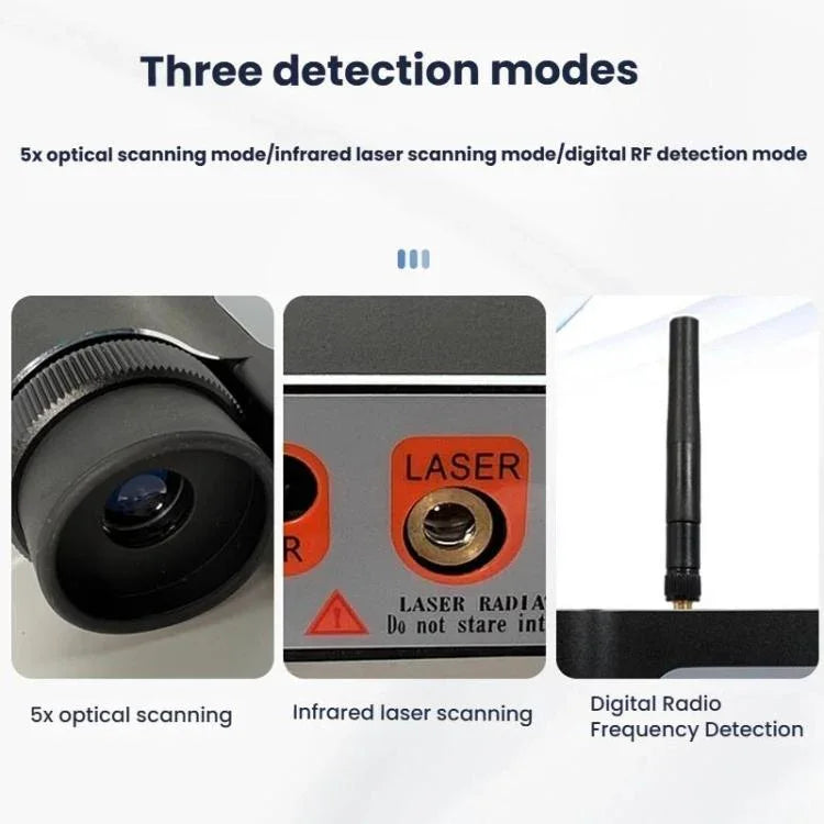 Detetor de Varredura Laser Infravermelho Localizador de Câmara WiFi, DS-318