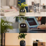 Vaso Inteligente com Multi-Sensores, Monitor de Plantas WiFi com Ecrã de 2 Polegadas, Compatível com Ecossistema Mi/Tuya Home
