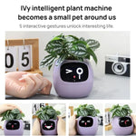 Vaso Inteligente com Multi-Sensores, Monitor de Plantas WiFi com Ecrã de 2 Polegadas, Compatível com Ecossistema Mi/Tuya Home