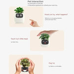 Vaso Inteligente com Multi-Sensores, Monitor de Plantas WiFi com Ecrã de 2 Polegadas, Compatível com Ecossistema Mi/Tuya Home