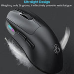 Rato Gaming Recarregável Tri-Mode Sem Fios iMICE G900 6 Teclas 12800DPI