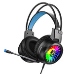 Auriculares de Computador Gaming com Luzes, Com Fios e Microfone, iMICE HD-490 Luz Colorida 3,5mm, iMICE HD-490 Luz RGB 7,1mm