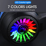 Auriculares de Computador Gaming com Luzes, Com Fios e Microfone, iMICE HD-490 Luz Colorida 3,5mm, iMICE HD-490 Luz RGB 7,1mm