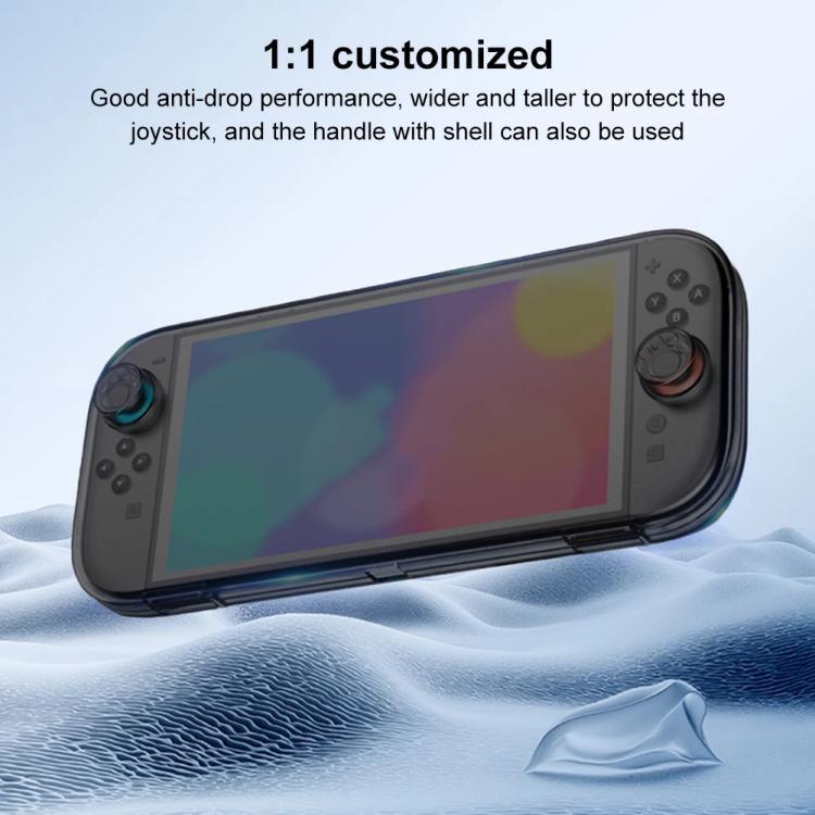 Estojo de Armazenamento Cristal para Consola Nintendo Switch 2 Organizador Anti-riscos Caixa de Viagem com 14 Slots para Cartões de Jogo, Estojo para Consola Transparente Branco, Estojo para Consola Transparente Preto