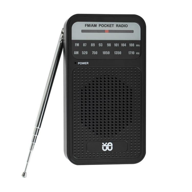 Rádio Portátil de Bolso AM/FM de Canal Completo com Ponteiro