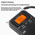 Rádio Estéreo Portátil de Bolso FM/AM Controlado por Relógio, Para UE, Para EUA