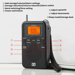 Rádio Estéreo Portátil de Bolso FM/AM Controlado por Relógio, Para UE, Para EUA