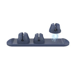 Organizador Magnético de Cabos de Silicone 3 em 1 AhaStyle PT-CY15, Suporte de Armazenamento para Cabos de Secretária