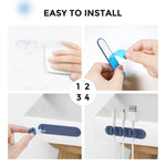 Organizador Magnético de Cabos de Silicone 3 em 1 AhaStyle PT-CY15, Suporte de Armazenamento para Cabos de Secretária