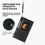 Rádio Portátil FM/AM/SW de Banda Completa com Relógio LCD Controlado, Para UE, Para EUA