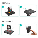 Base de Carregamento e Suporte de Armazenamento em Plástico AhaStyle PT117-1 para Apple Watch / Auriculares, Sem Carregador