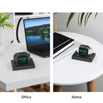Base de Carregamento e Suporte de Armazenamento em Plástico AhaStyle PT117-1 para Apple Watch / Auriculares, Sem Carregador