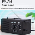 Rádio Externo FM/AM de Dupla Banda com Tomada de Energia, Para UE, Para EUA