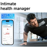 Pulseira de Saúde com Duplo PD Monitorização em Tempo Real de Frequência Cardíaca, Oxigénio no Sangue, Sono e Exercício