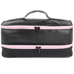 Bolsa de Armazenamento de Ferramentas de Beleza de Duas Camadas para Secadores de Cabelo, Modeladores e Pranchas