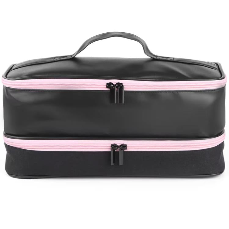 Bolsa de Armazenamento de Ferramentas de Beleza de Duas Camadas para Secadores de Cabelo, Modeladores e Pranchas