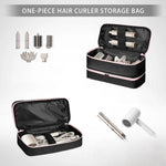 Bolsa de Armazenamento de Ferramentas de Beleza de Duas Camadas para Secadores de Cabelo, Modeladores e Pranchas