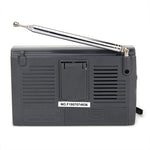 Rádio Portátil Kchibo 10 Bandas AM/FM/SW com Altifalante de Alta Fidelidade Receptor Compacto Multibanda Mini, KK-9803